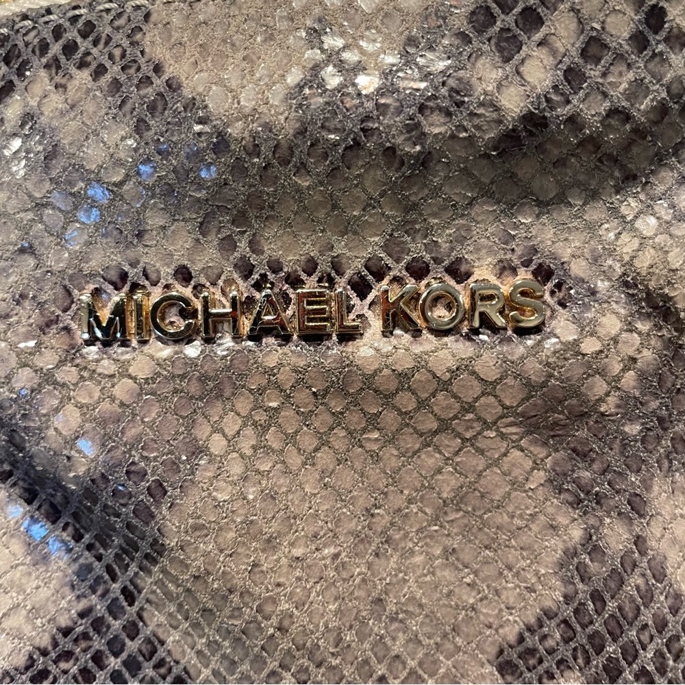 Michael Michael Kors Python Print Leather Bag - image 3